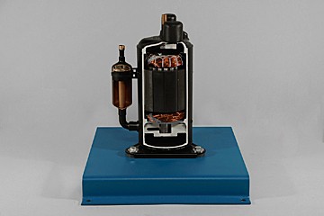 Hermetic Rotary Compressor Cutaway | 373-160