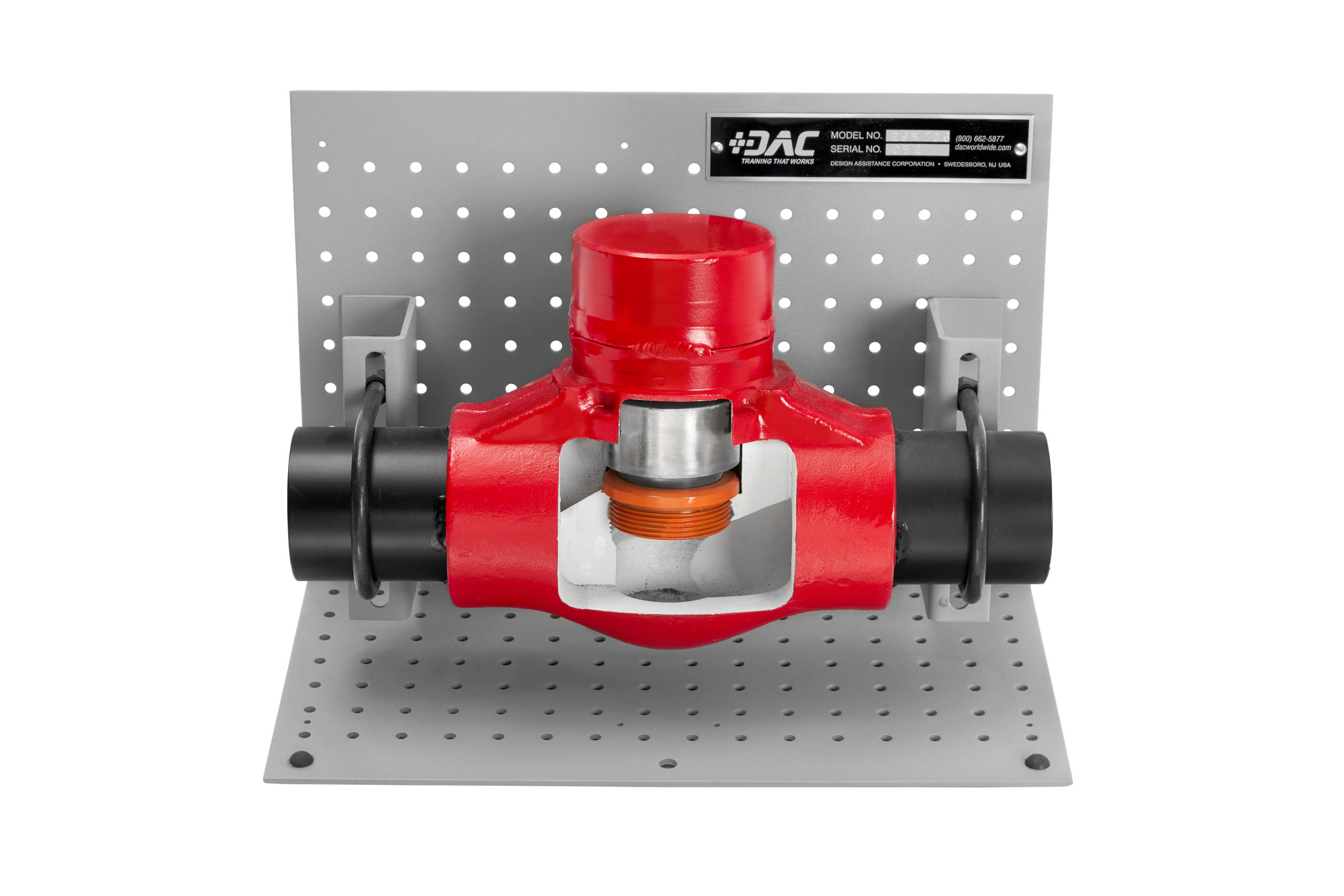 piston check valve cutaway