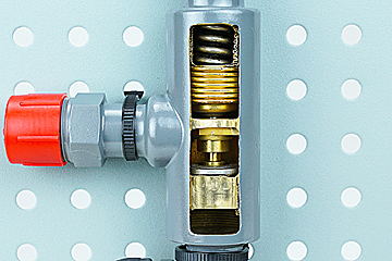 condenser pressure control valve cutaway