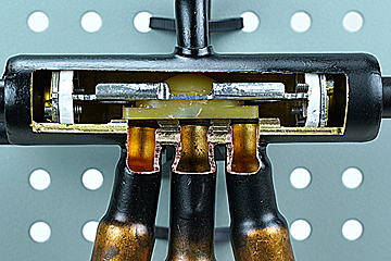 heat pump reversing valve cutaway