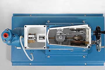 Hydraulic Diaphragm Metering Pump Cutaway, Lost Motion Adjustment Type
