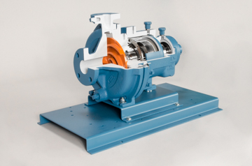 magnetic drive centrifugal pump cutaway