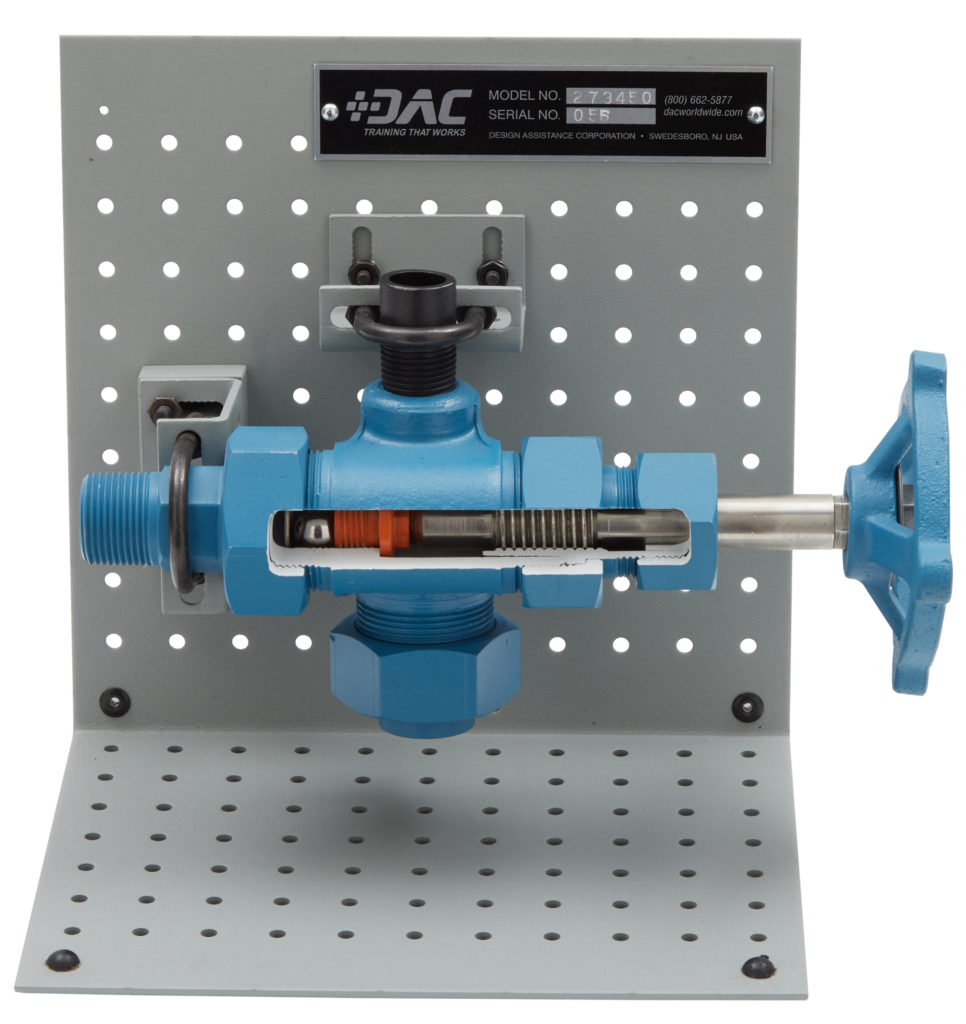 Level Gauge Cock Valve Cutaway Hands On Industrial Valve Training